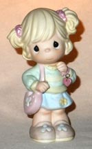 Enesco Precious Moments Figurine - Our Friendship's In The Bag