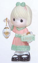 Enesco Precious Moments Figurine - Light Your Heart With Christmas Joy