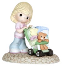 Enesco Precious Moments Figurine - Love Is On The Way