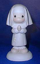 Enesco Precious Moments Figurine - Get Into The Habit Of Prayer