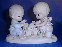 Enesco Precious Moments Figurine - God Bless Our Home