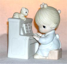 Enesco Precious Moments Musical - Lord Keep My Life In Tune