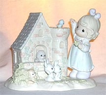 Enesco Precious Moments Figurine - Grandpa's Island