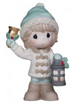 Enesco Precious Moments Figurine - May Your Christmas Be Bright