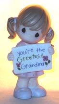 Enesco Precious Moments Figurine - You're The Greatest Grandma (girl)