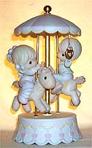 Enesco Precious Moments Figurine - Love Makes The World Go Round