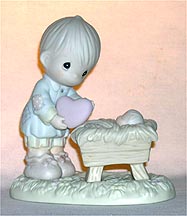 Enesco Precious Moments Figurine - I'll Give Him My Heart