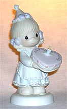 Enesco Precious Moments Figurine - Birthday Personalized