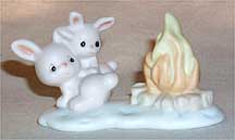 Enesco Precious Moments Sugar Town Figurine - Bonfire