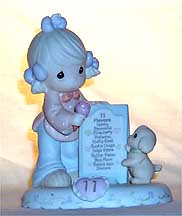 Enesco Precious Moments Figurine - Age 11