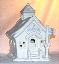 Enesco Precious Moments Sugar Town Figurine - Lighted School House