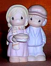 Enesco Precious Moments Sugar Town Figurine - Aunt Bulah And Uncle Sam