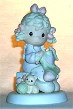 Enesco Precious Moments Figurine - My Love Will Keep You Warm