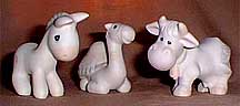 Enesco Precious Moments Figurine - Animal Additions-Camel, Cow, Donkey-Mini