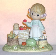 Enesco Precious Moments Figurine - Oh Taste And See That The Lord Is Good