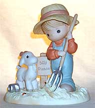 Enesco Precious Moments Figurine - Fork Over Those Blessings