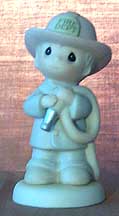 Enesco Precious Moments Figurine - You Set My Heart Ablaze (1998)