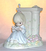 Enesco Precious Moments Figurine - By Grace We Have Communion With God