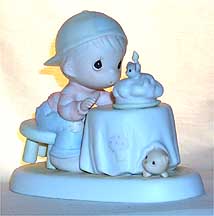 Enesco Precious Moments Figurine - Well, Blow Me Down It's Your Birthday