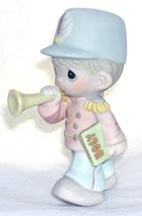 Enesco Precious Moments Figurine - His Truth Is Marching On