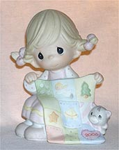 Enesco Precious Moments Figurine - May Your Holidays Be So-Sew Special