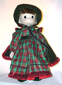 Enesco Precious Moments Doll - May You Have An Old Fashioned Christmas
