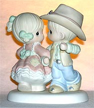 Enesco Precious Moments Figurine - Praise The Lord And Dosie-Do