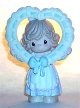 Enesco Precious Moments Figurine - Give Your Whole Heart