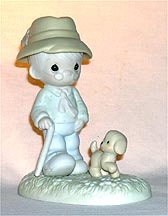 Enesco Precious Moments Figurine - We Need A Good Friend Through The Ruff Times