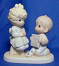 Enesco Precious Moments Figurine - Wishing You A Perfect Choice