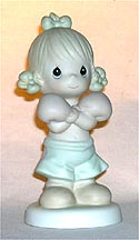 Enesco Precious Moments Figurine - Faith Is A Victory