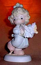 Enesco Precious Moments Figurine - Lord, Help Me Stick To My Job