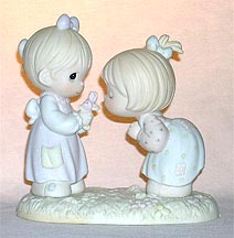 Enesco Precious Moments Figurine - Good Friends Are Forever