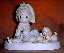 Enesco Precious Moments Figurine - Pizza On Earth