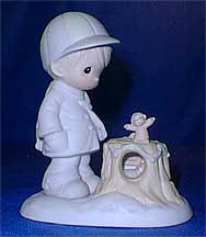 Enesco Precious Moments Figurine - Wishing You A Cozy Season