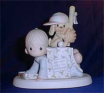 Enesco Precious Moments Figurine - Wishing You A Very Successful Season