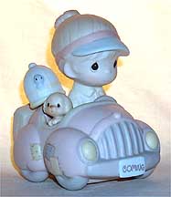Enesco Precious Moments Figurine - On My Way To A Perfect Day