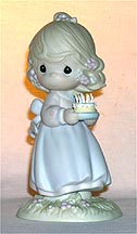 Enesco Precious Moments Figurine - May Your Birthday Be A Blessing