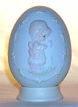 Enesco Precious Moments Egg - We Are God's Workmanship