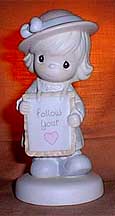 Enesco Precious Moments Figurine - Follow Your Heart
