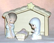 Enesco Precious Moments Figurine - He Came As The Gift Of God's Love