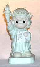 Enesco Precious Moments Figurine - America, You're Beautiful