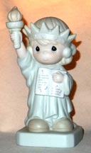 Enesco Precious Moments Figurine - America, You're Beautiful