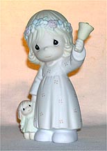 Enesco Precious Moments Figurine - Ring Out The Good News