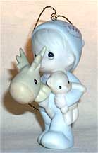 Enesco Precious Moments Ornament - Baby's First Christmas - Boy