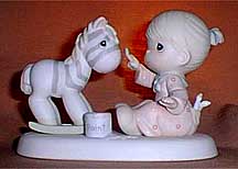 Enesco Precious Moments Figurine - What A Difference You've Made In My Life