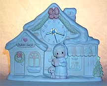 Enesco Precious Moments Sugar Town Figurine - Sugar Town Square Clock