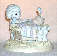 Enesco Precious Moments Figurine - Behold The Lamb Of God