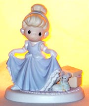 Enesco Precious Moments Figurine - A Dream Is A Wish Your Heart Makes