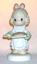 Enesco Precious Moments Figurine - Friendship's A Slice Of Life